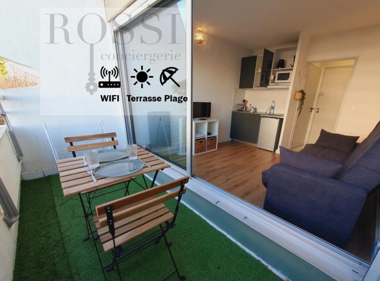 Suite Thalassa 1Ere Ligne Plages Du Couchant Wifi - Rossiconciergerie - Linge Inclus La Grande-Motte Exterior foto